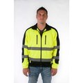 Old Toledo Brands Utility Pro Hi-Vis Full Zip Jacket, ANSI Class 3, XL, Yellow/Black UHV427-XL-YB